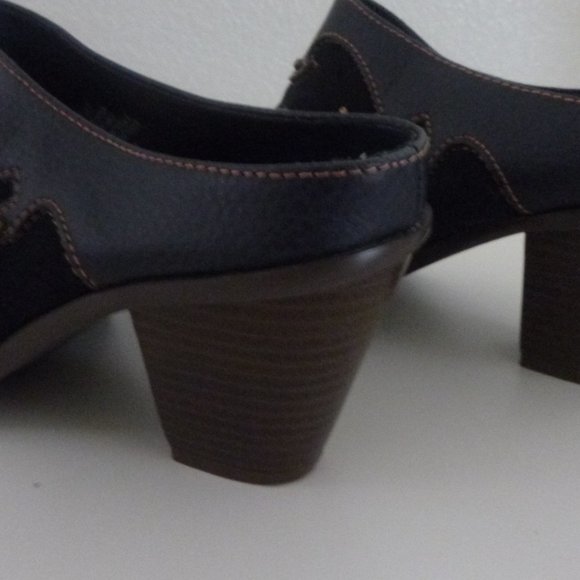 Women's western blue clog - Picture 3 of 5